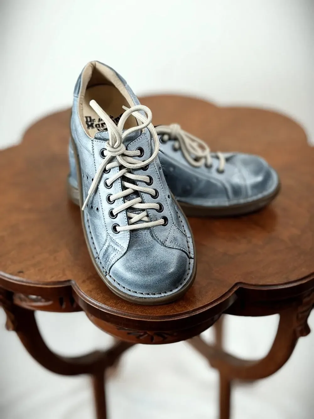 Dr. Martens  Portugal Blue Oxford Lace Up Loafer Men's US 5 Women's US 6  #0001